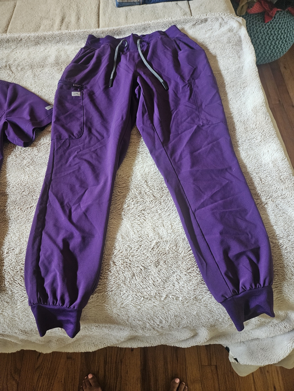 EPIC Purple Jogger Scrub Pants